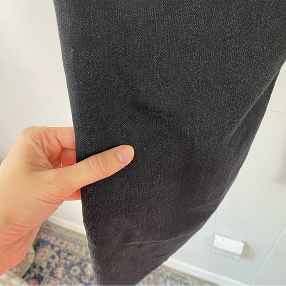 Madewell Slim Wide Leg Crop Jeans Women’s 26 Faded Black High Rise - Picture 10 of 16